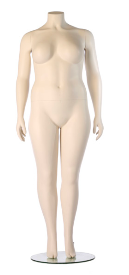 Grote maat damesfiguur