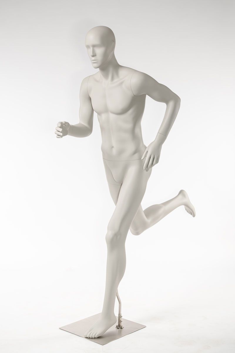 Hardloop etalagefiguren dame en heer Hindsgaul
