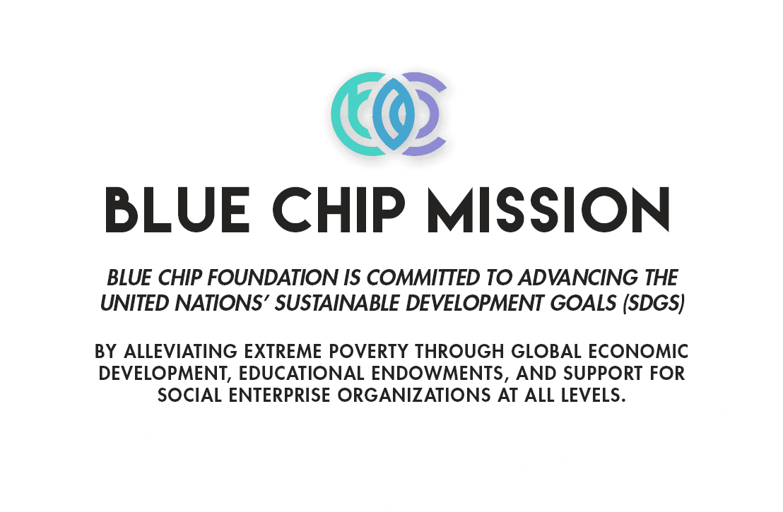 Blue Chip Foundation Mission, advancing the UN SDGs