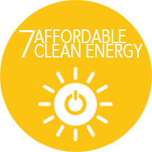 SDG's  # 7 Affordable Clean Energy logo