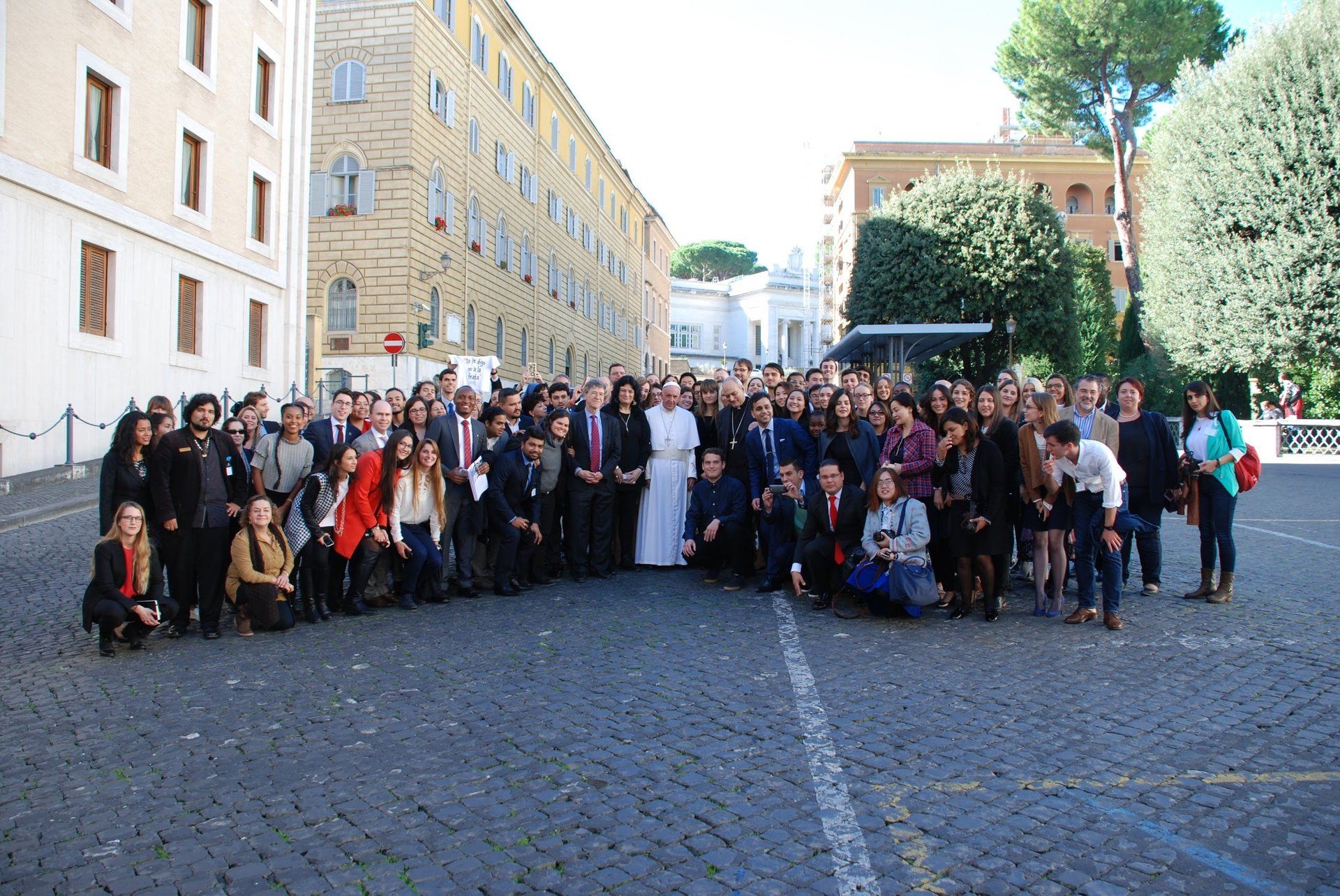 represented by founder Jennifer Gross, participated in the Vatican Youth Symposium 