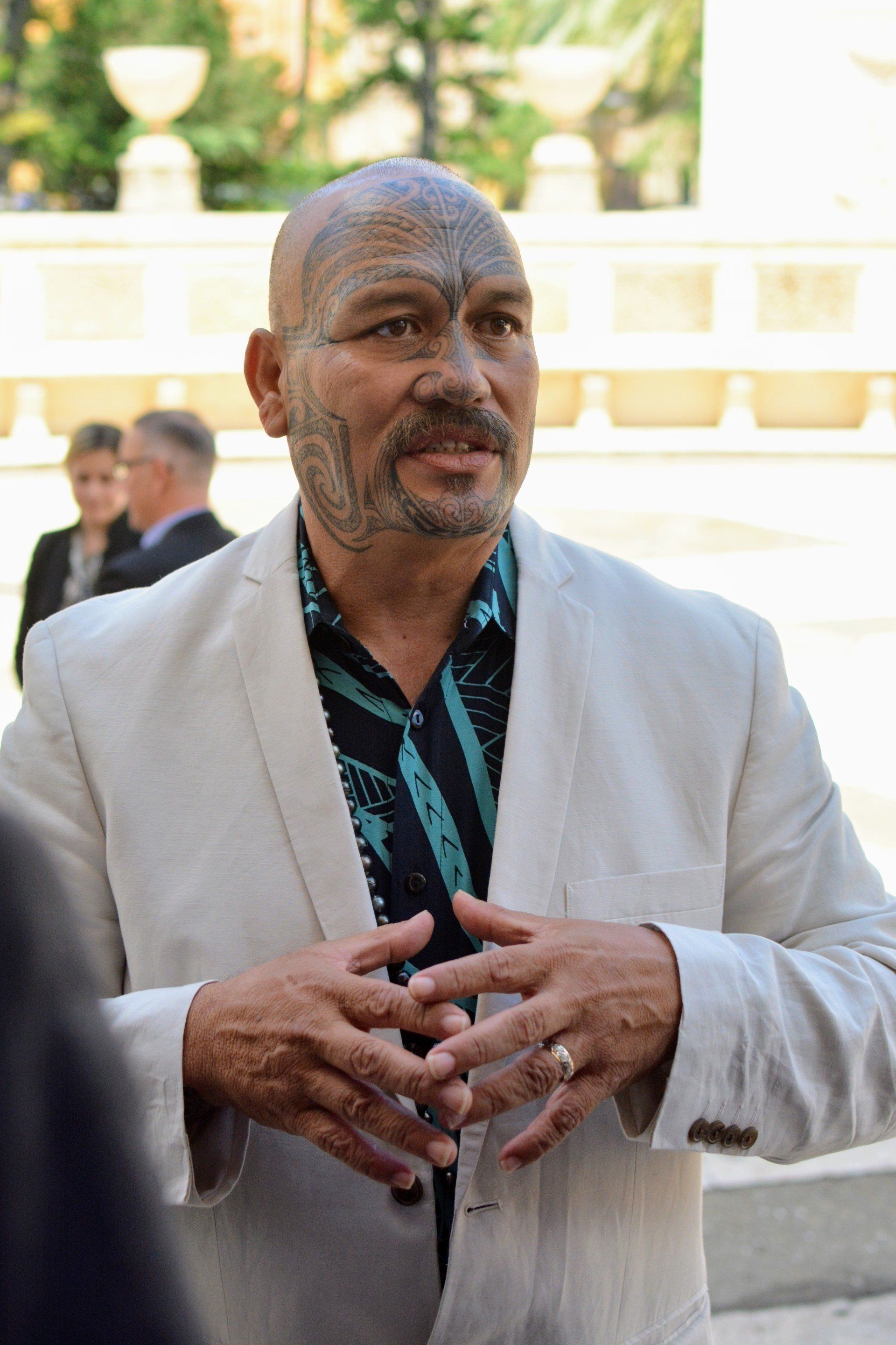 A man attending the Ethics in  Action and Indigenous Peoples meeting