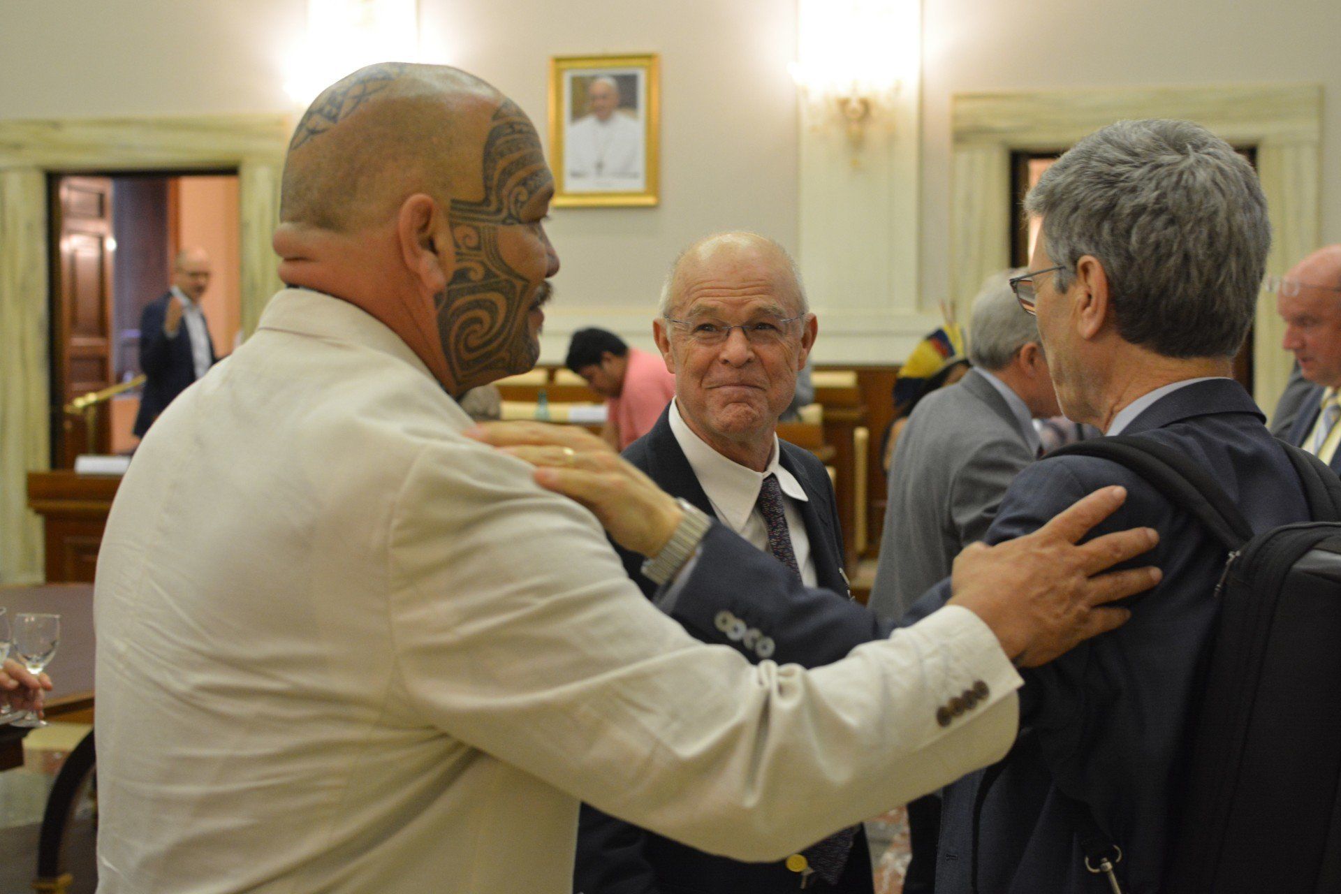 Ethics in action meeting: people talking