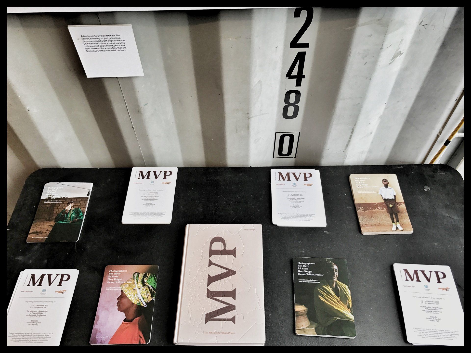 Blue Chip Foundation Exhibit at Brooklyn's Photoville for MVP