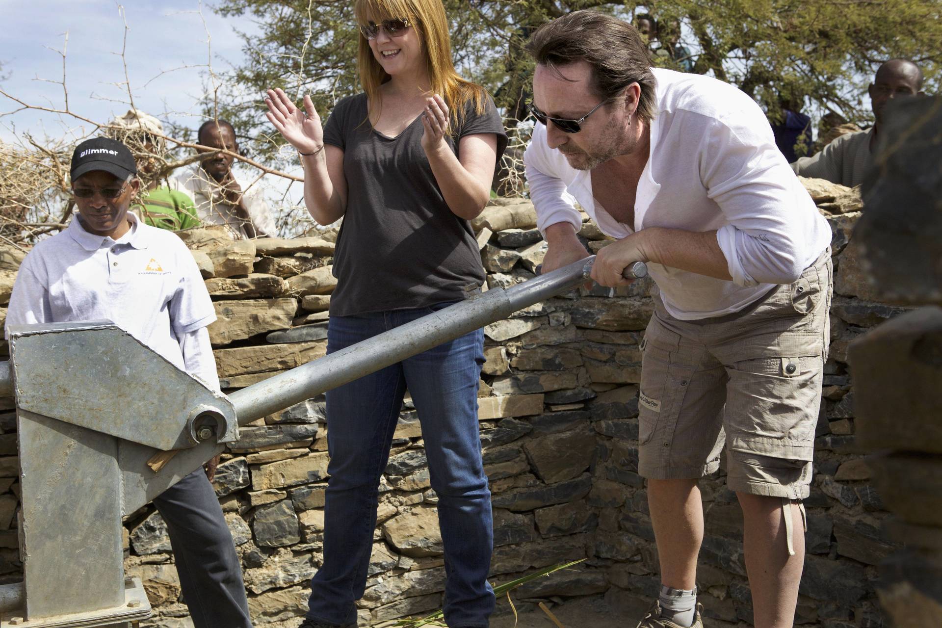 Blue Chip Foundation and Julian Lennon Open charity Water Well in Gobi, Ethiopia