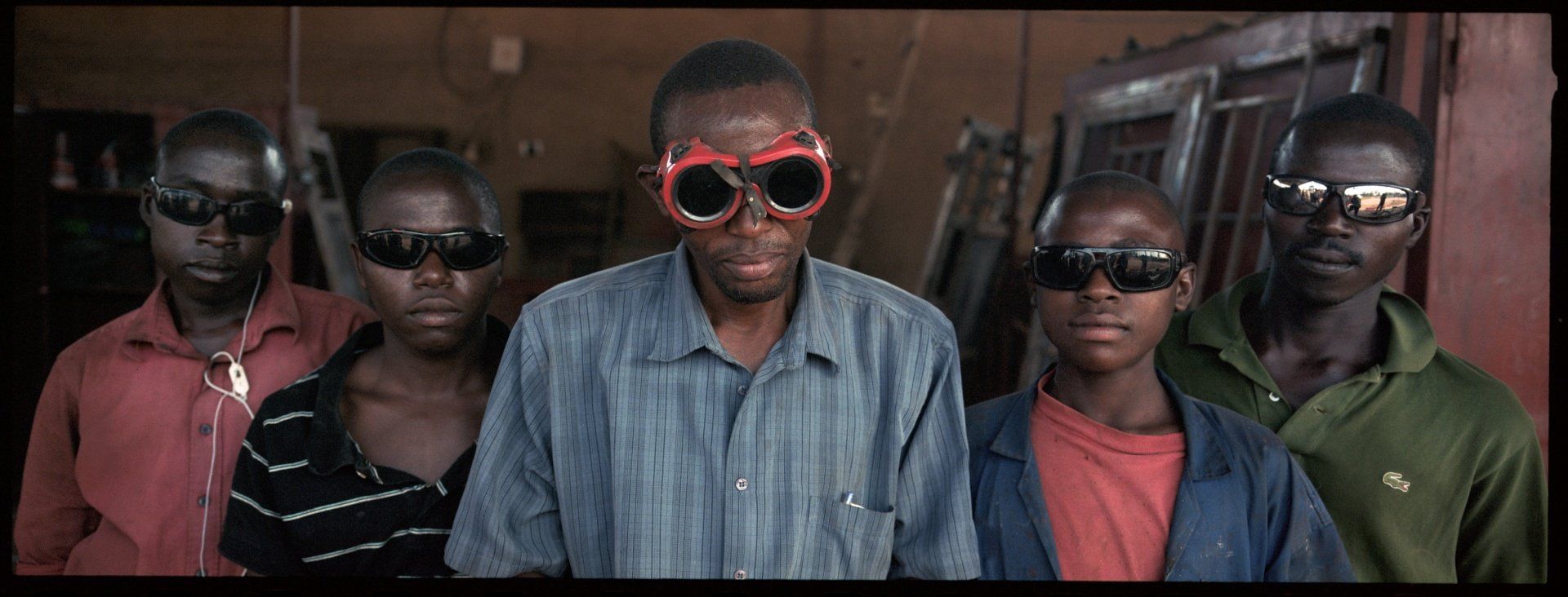 VII Foundation: A group of younger men standing together posing for a picture