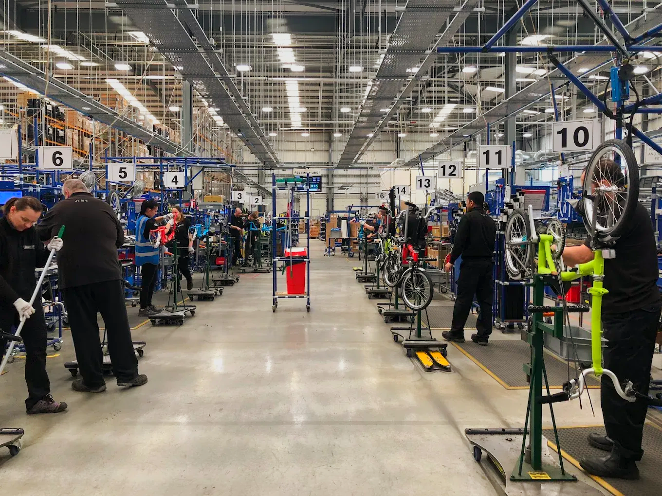 BEC Electrical industrial electrical fit-out Brompton Bicycle London