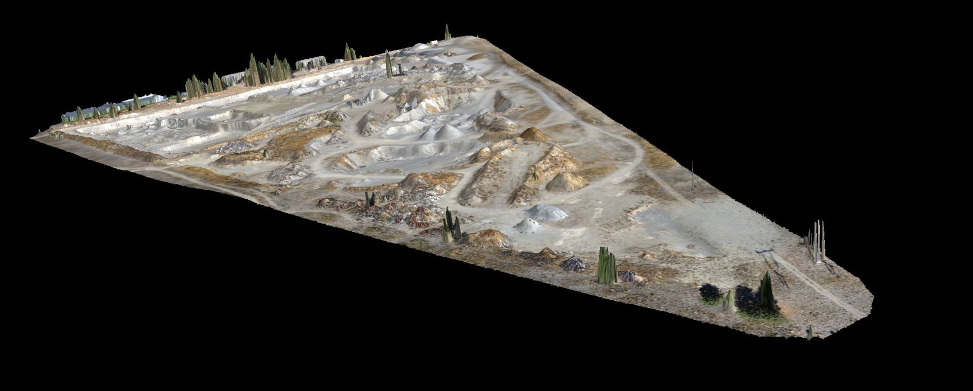 3D image of pit