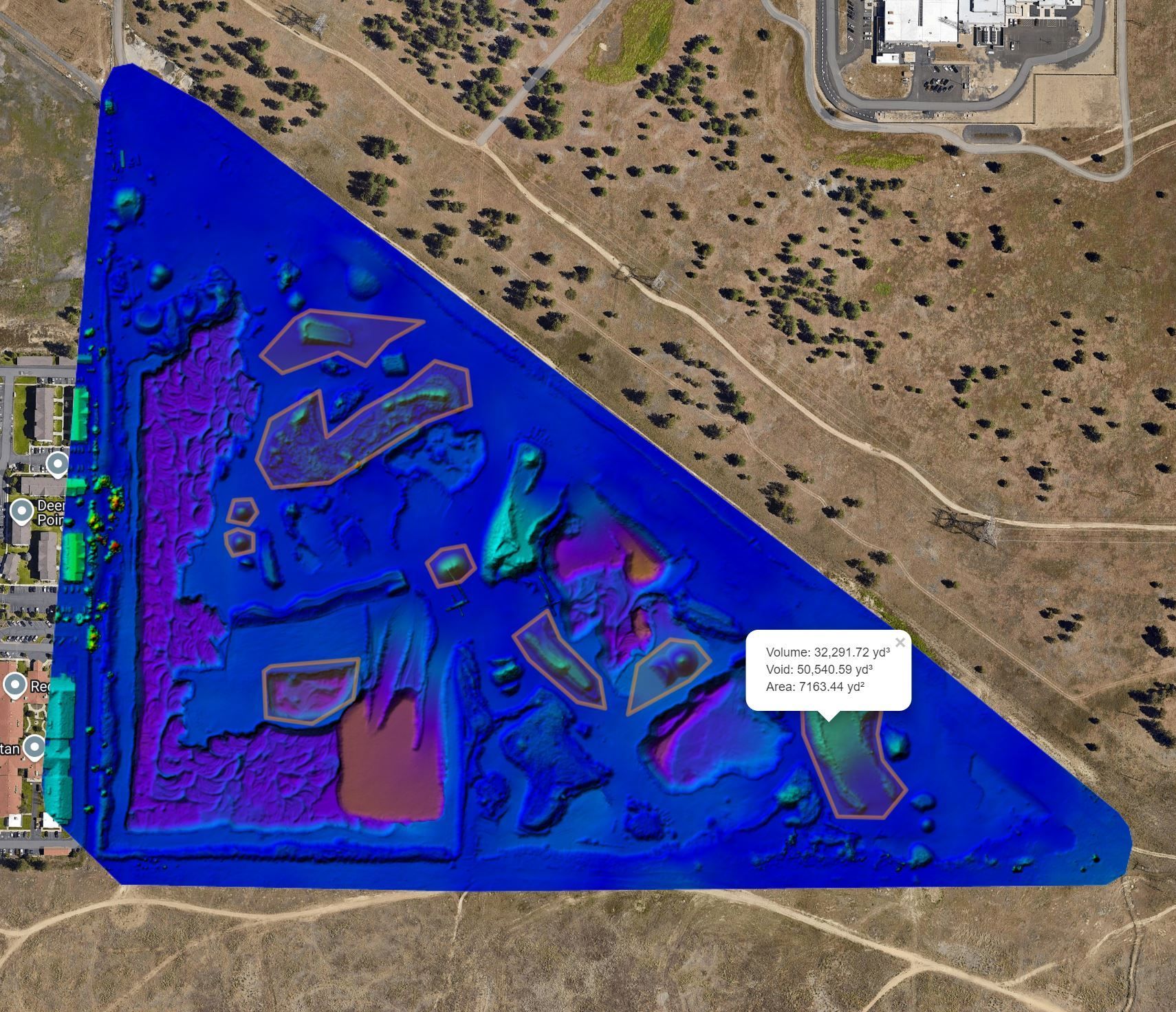 Photogrammetry of pit