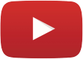 A red youtube icon with a white play button.