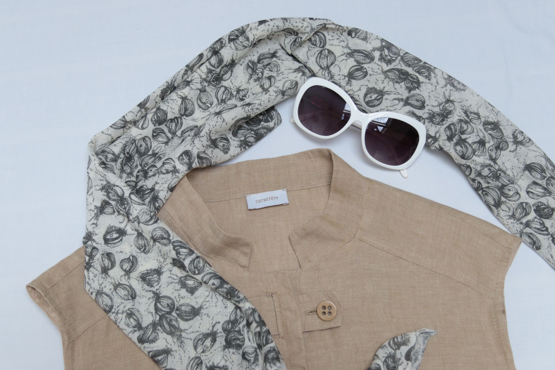 Cotton scarf by Rützou