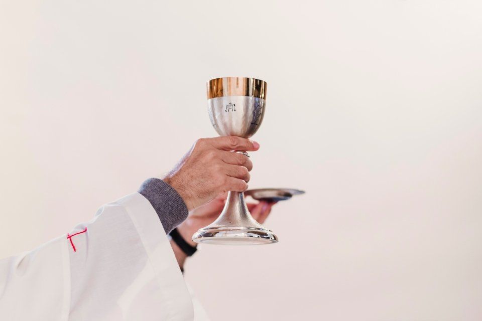 Vino e ostie per cerimonie