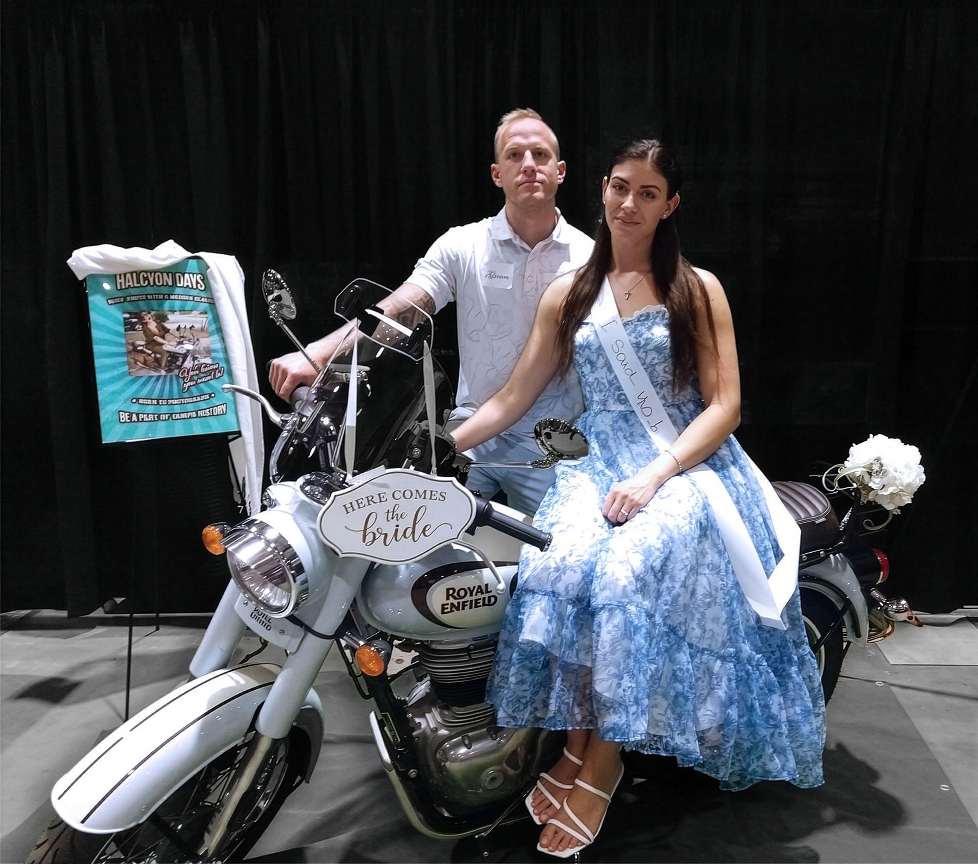 Bride and Groom at Tampa Bay Bridal Show