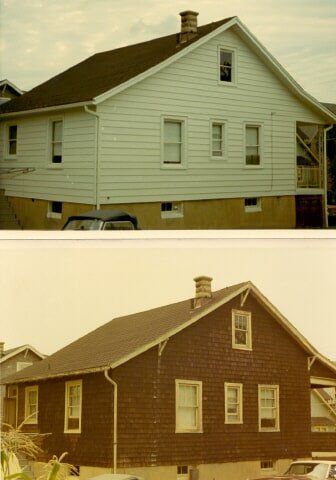 Old Photo With Siding Renovation — Baldwin, MD — J.W. Calvert MFG.