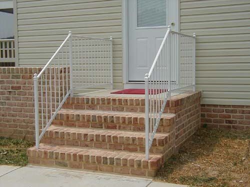 House Steps With Railings — Baldwin, MD — J.W. Calvert MFG.
