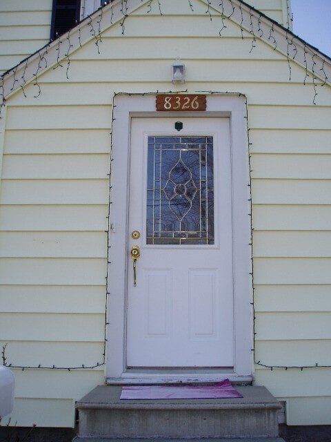 Simple White Door — Baldwin, MD — J.W. Calvert MFG.