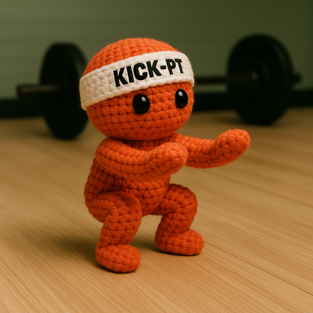 Trainer doet warming-up oefeningen met klant in een lichte gymruimte in Amstelveen