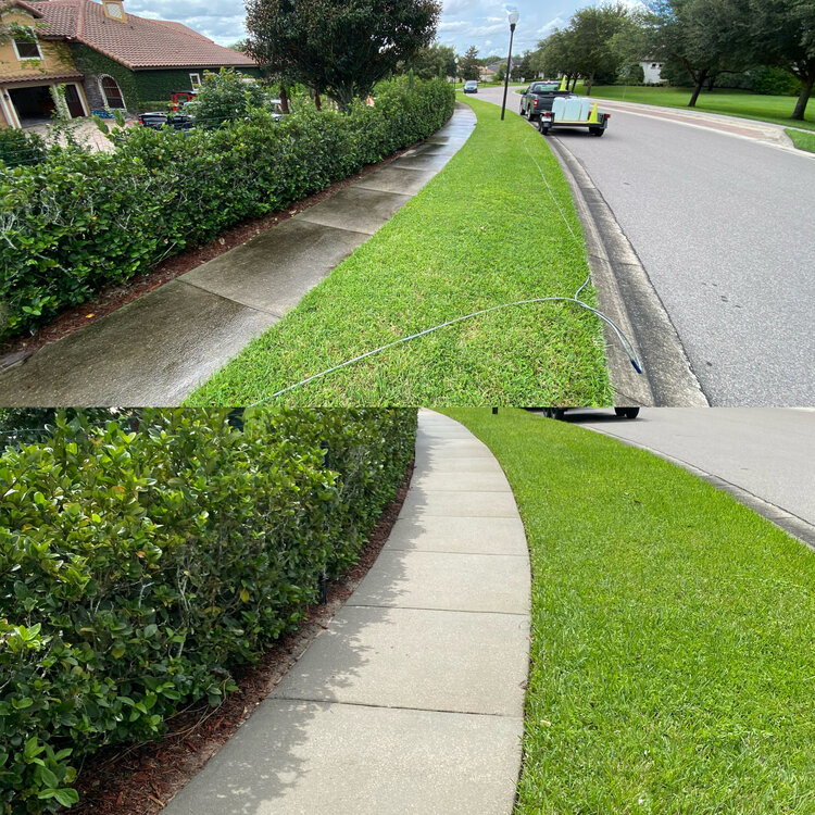 Sidewalk 8 Before and After - Orlando, FL - Strada Solutions