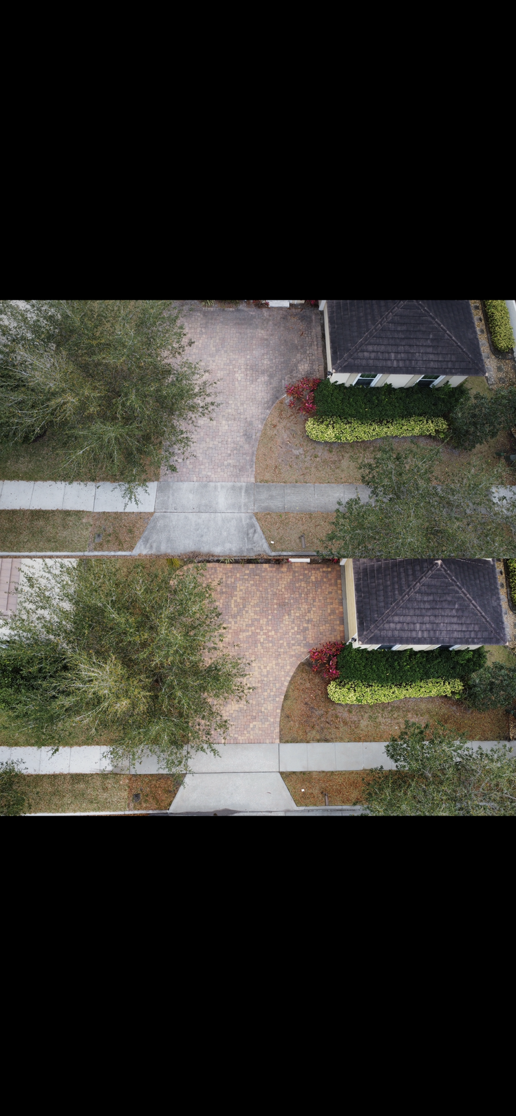 Sidewalk 1 Before and After - Orlando, FL - Strada Solutions