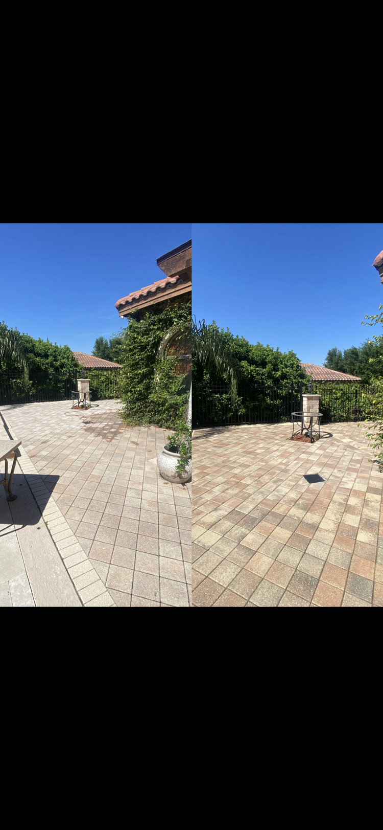 Outside of the House 1 Before and After - Orlando, FL - Strada Solutions