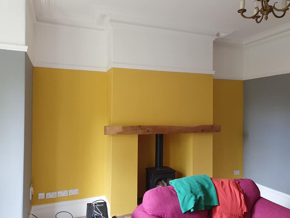 D M Later painting and woodwork