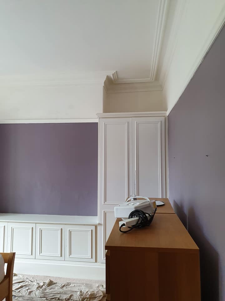 D M Later painting and woodwork