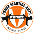 Perez martial arts in family we trust logo