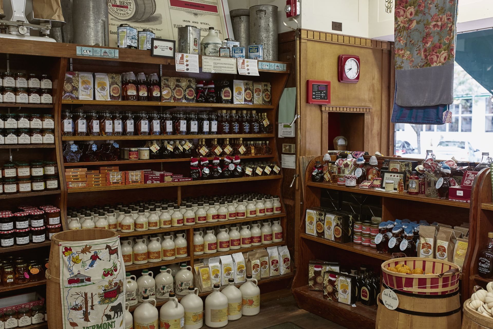 A grocery store filled with lots of jars and bottles