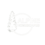 Logo: Outline of a tree and a circle around the words 