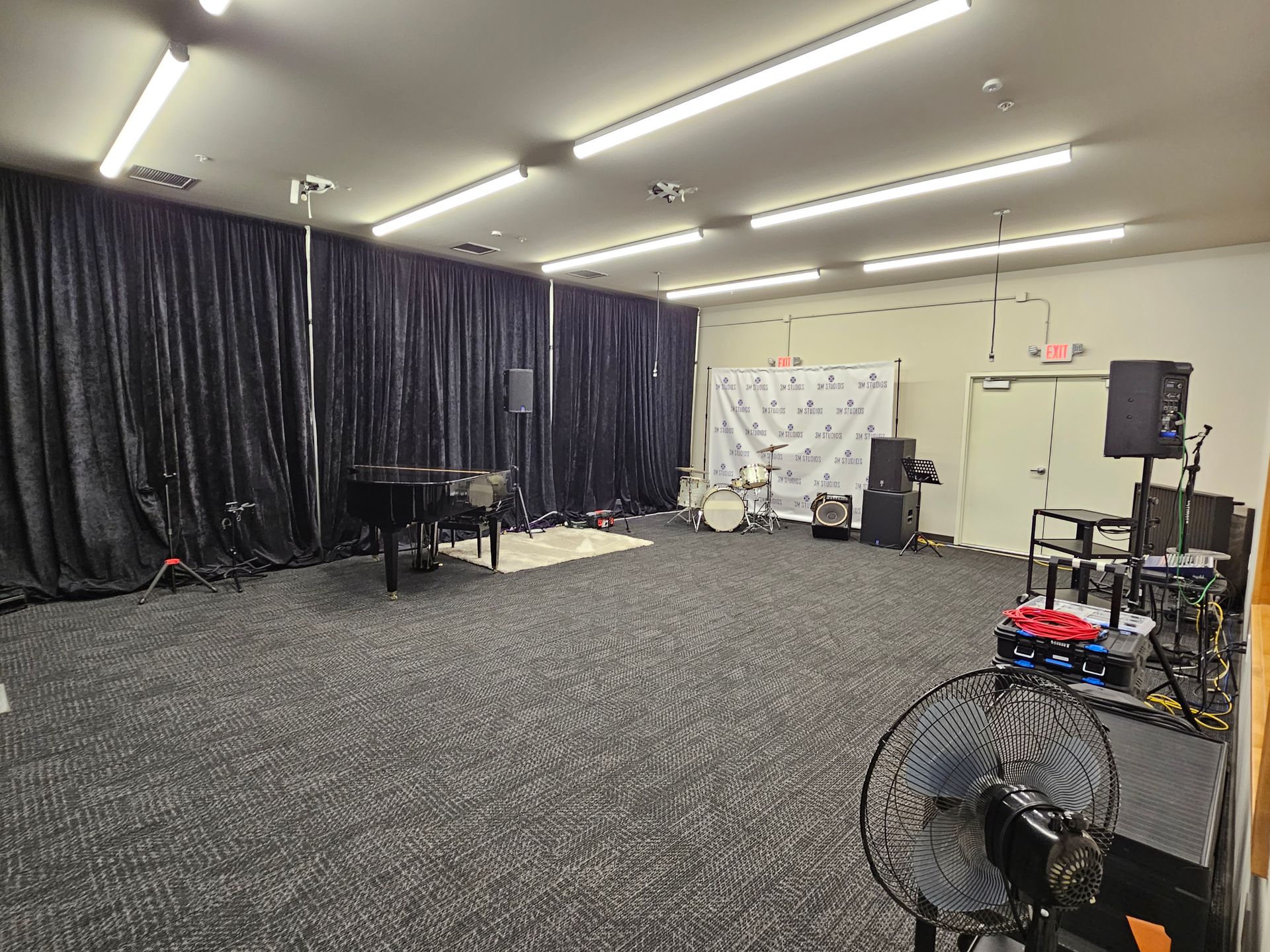 Studio Six Room With Music Instruments — Palm Desert, CA — 3M Studios