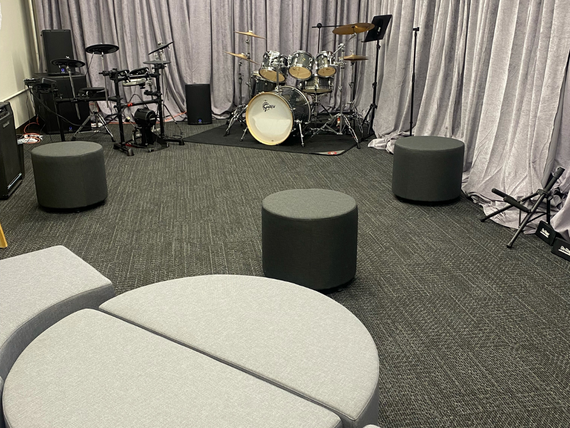 Studio Four Room With Music Instruments — Palm Desert, CA — 3M Studios