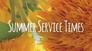 Summer Service Times