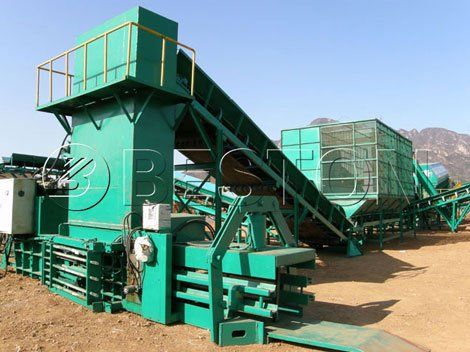 municipal solid waste sorting machine
