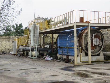 waste tyre pyrolysis plant