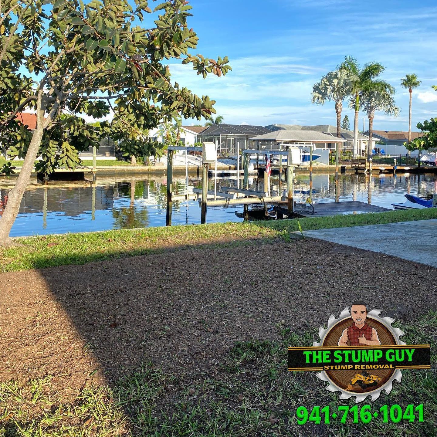 Stump grinding after | Tampa, FL | The Stump Guy of Tampa