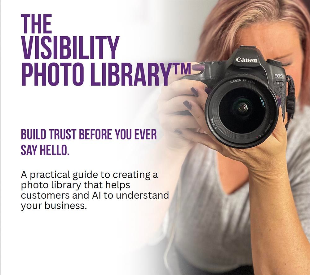 Thumbnail of The Visibility Photo Library with a woman holding a camera to her face