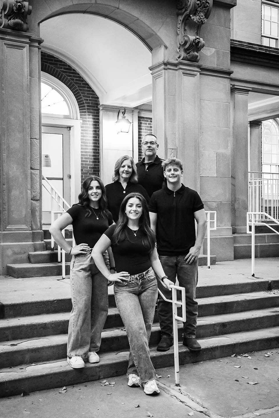 Family Photo Session on Illinois State University Quad