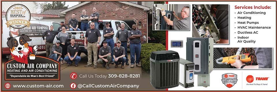 Custom Air Company Branding Photos Used in their Advertisement