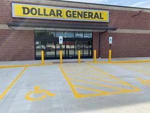 Entrance Of A Store With Parking Lot — Perry, MO — Grossmann Masonry, LLC