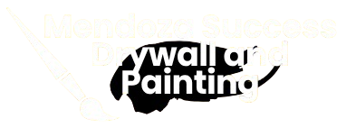 A black and white logo for a company called wall of painting.