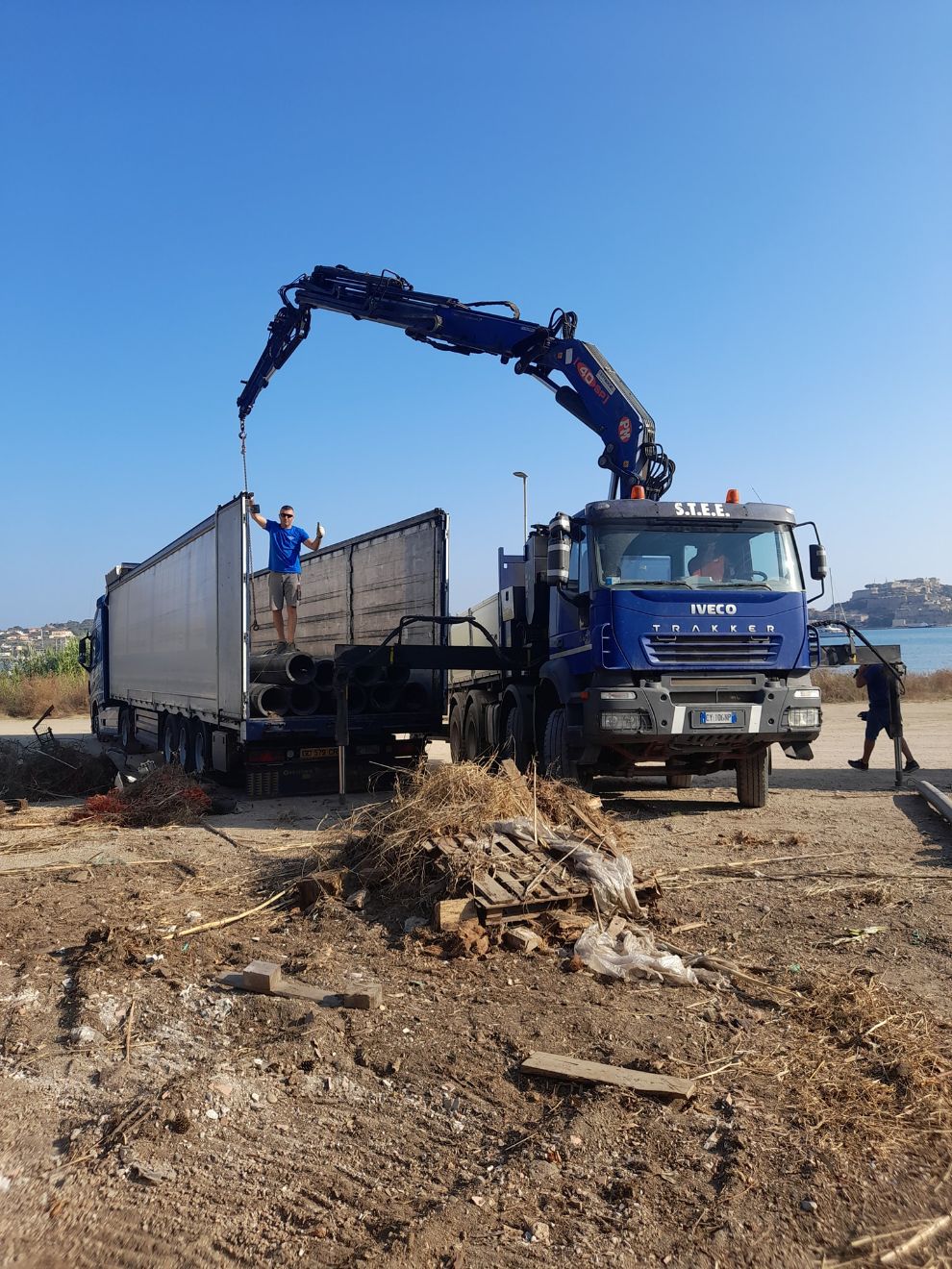 Carico merci pesanti