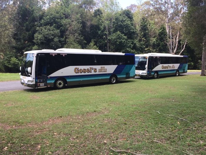 Bus On the Way to Destination — Bus Service Operates in the Tweed Shire, NSW