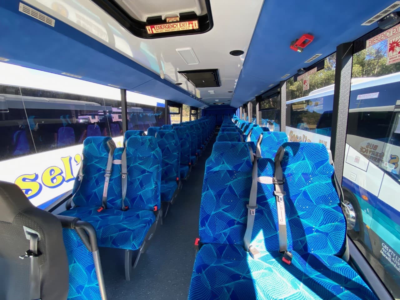 Empty Single Decker Bus — Bus Service Operates in the Tweed Shire, NSW