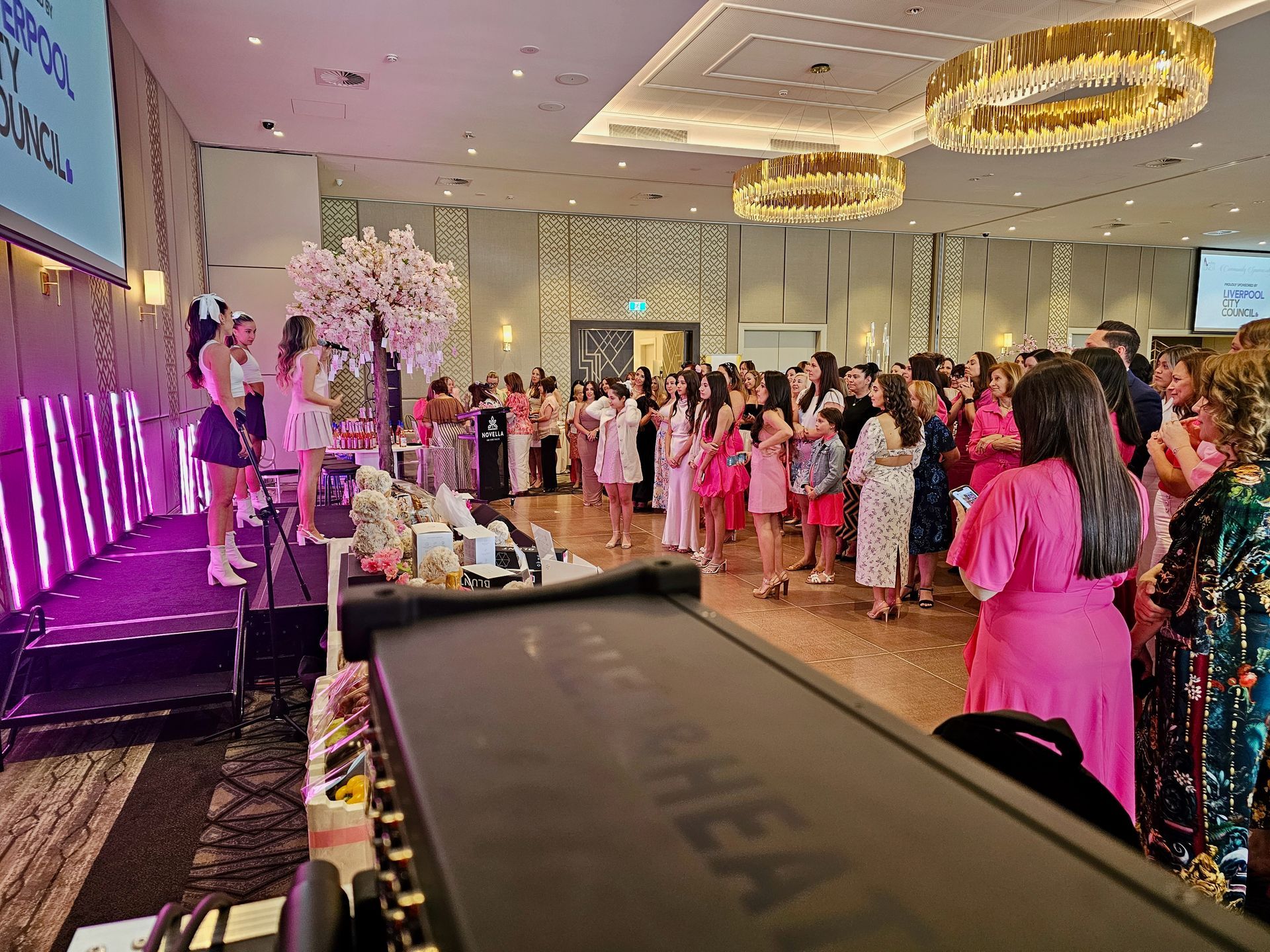 Eventspec Audio Visual AV Event Production Sydney Novella on the Park Ladies Like to Lunch Event