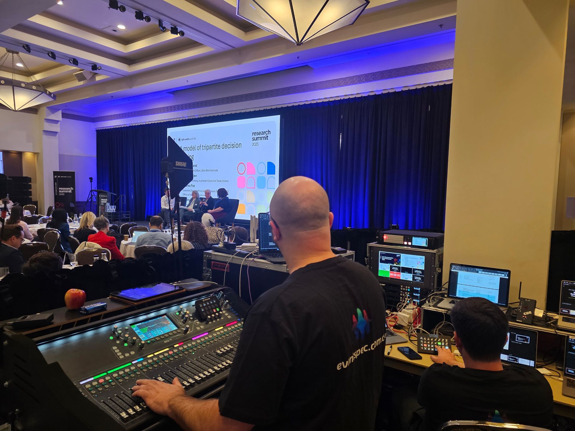Eventspec Audio Visual AV Event Production Hyatt Hotel Canberra