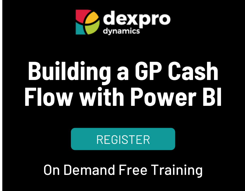 Building a GP Cash Flow with Power BI