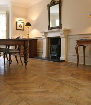 Wooden floor hall