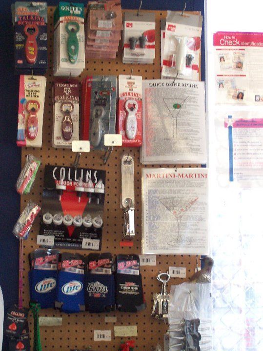 Collins Liquor Bottle Openers — Braunfels, TX — R & H Stores