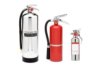 Different kind of fire extinguishers — Fire extinguisher service in Bakersfield, CA