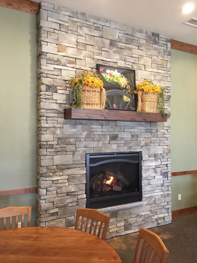 Brick Stone in Fireplace — Ann Arbor, MI — 8 Point Building Supply